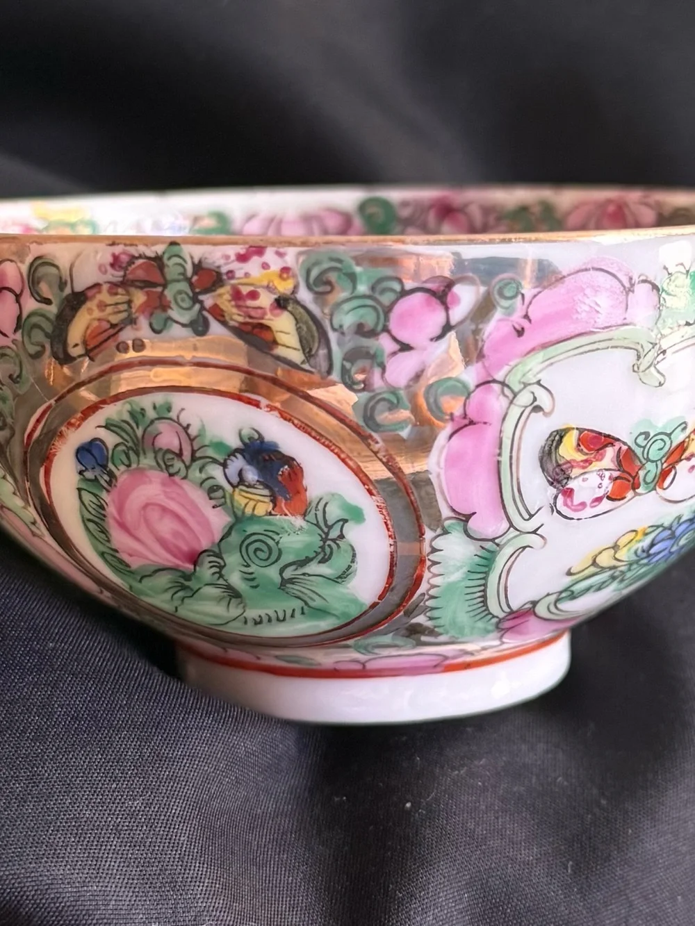 Vintage Pair (set of 2) of ACF (Artistic China Factory) Porcelain Cups